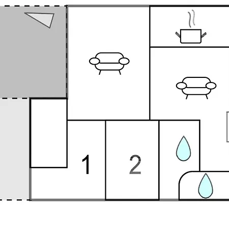 Vakantiehuis Cozy In With Kitchen *